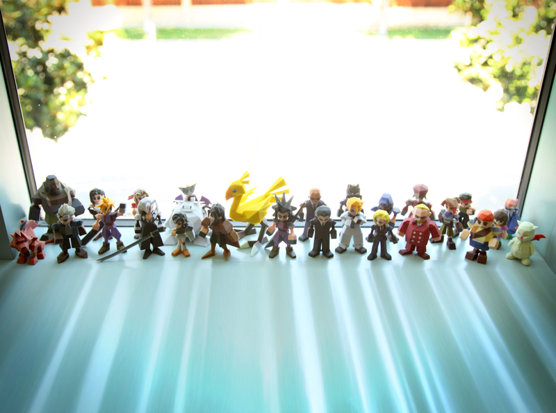Illustration for article titled The Cast of Final Fantasy VII, 3D-Printed. It's Fantastic.